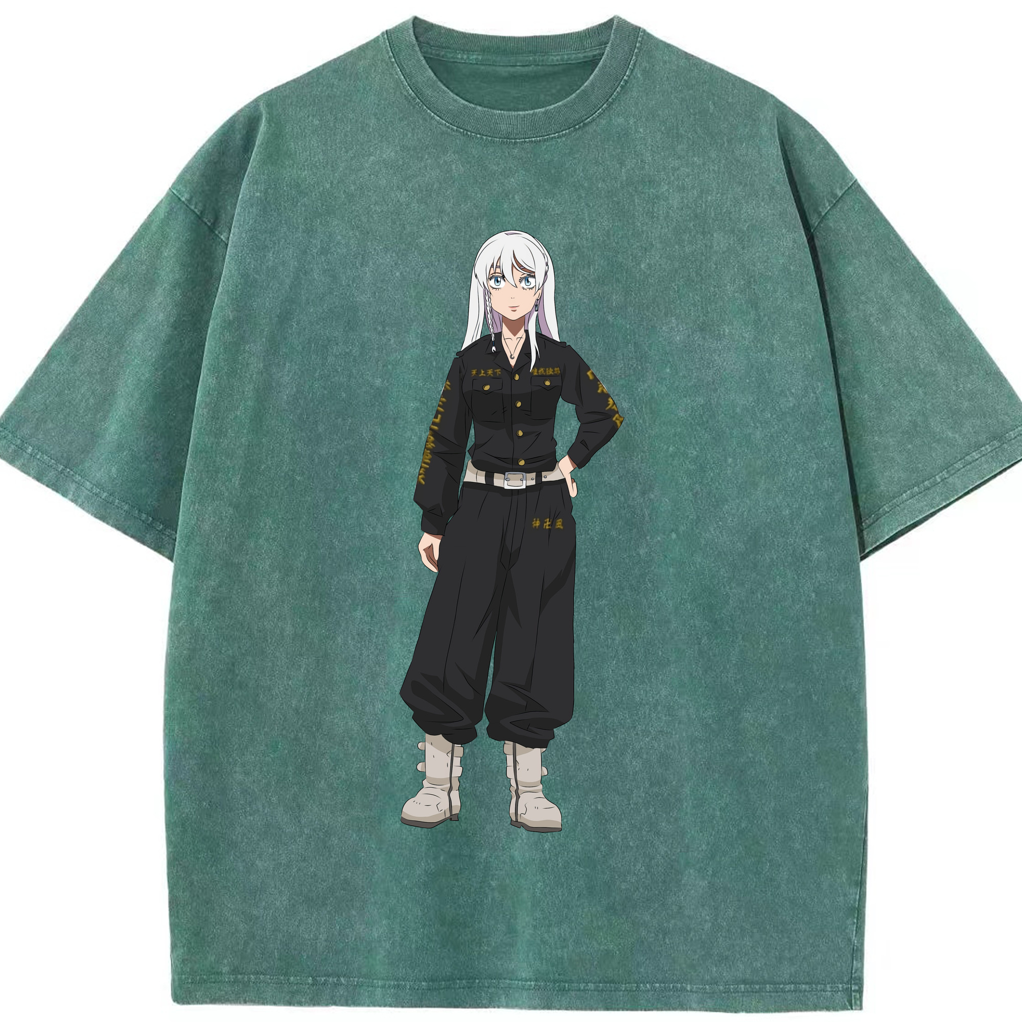 （画像用） 東京リベンジャーズ Tokyo Revengers 綿100% ヴィンテージ風 半袖Tシャツ（フロントプリント）